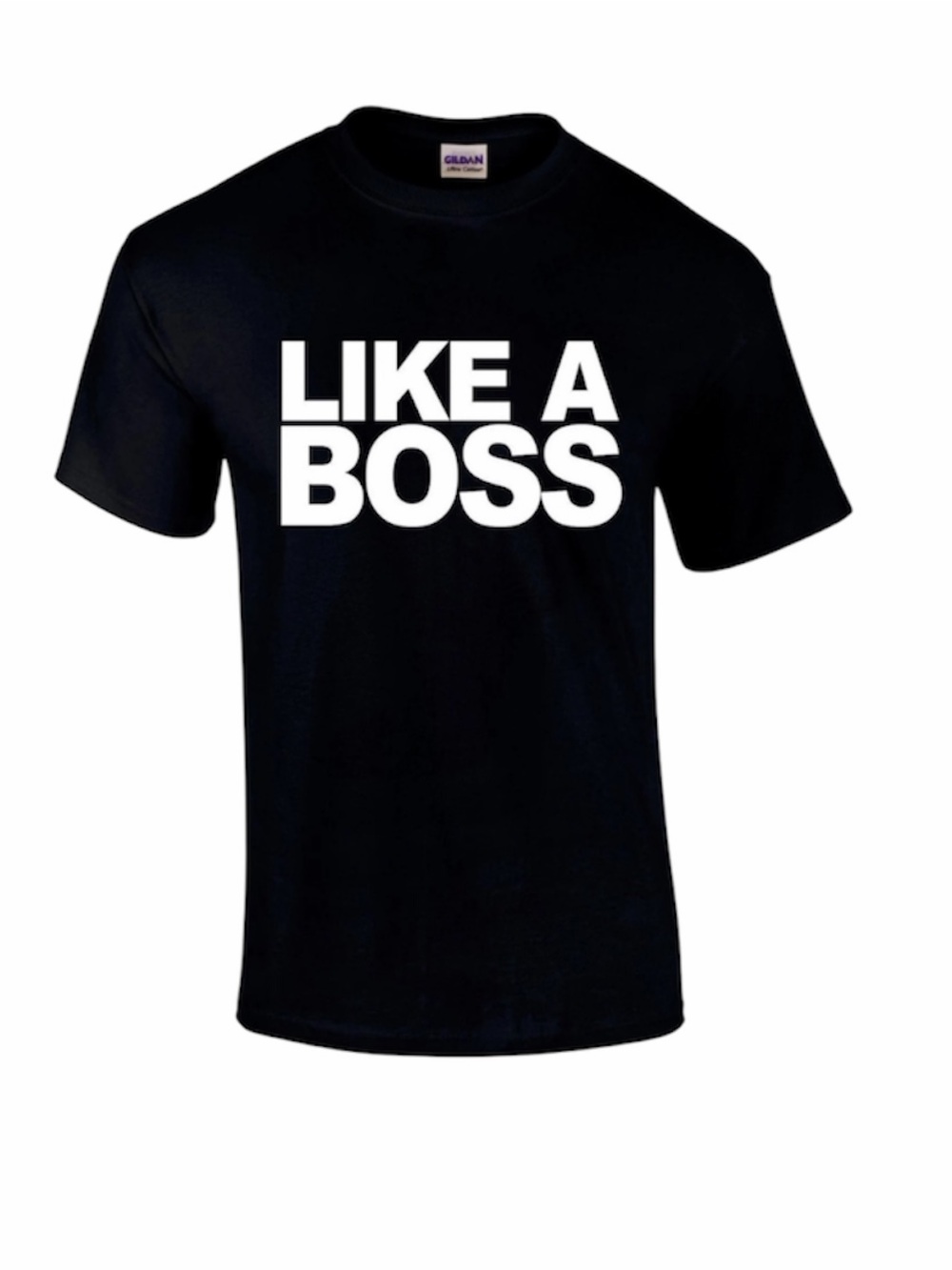 Like A Boss Black Graphic Tee - Men's Casual Shirt